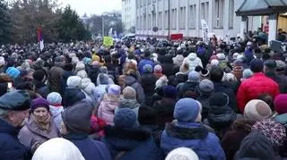 W proteście wzięło udział przeszło tysiąc osób