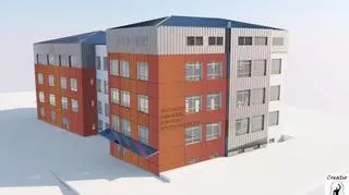 Tak po remoncie miał wyglądać budynek, do którego planowano przenieść część SOSW