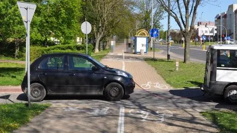 Najechała na linę holowniczą, trafiła do szpitala