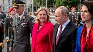 Putin spotkał się z Kneissl w Austrii w czerwcu 2018 roku