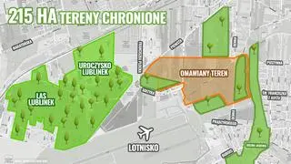 Chodzi o ponad 60 hektarów terenów zielonych niedaleko lotniska