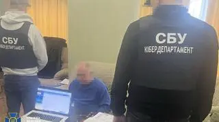 Jeden z zatrzymanych inżynierów. Zdjęcie SBU 