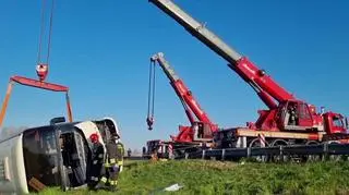 Wypadek autobusu z ukraińskimi pasażerami we Włoszech