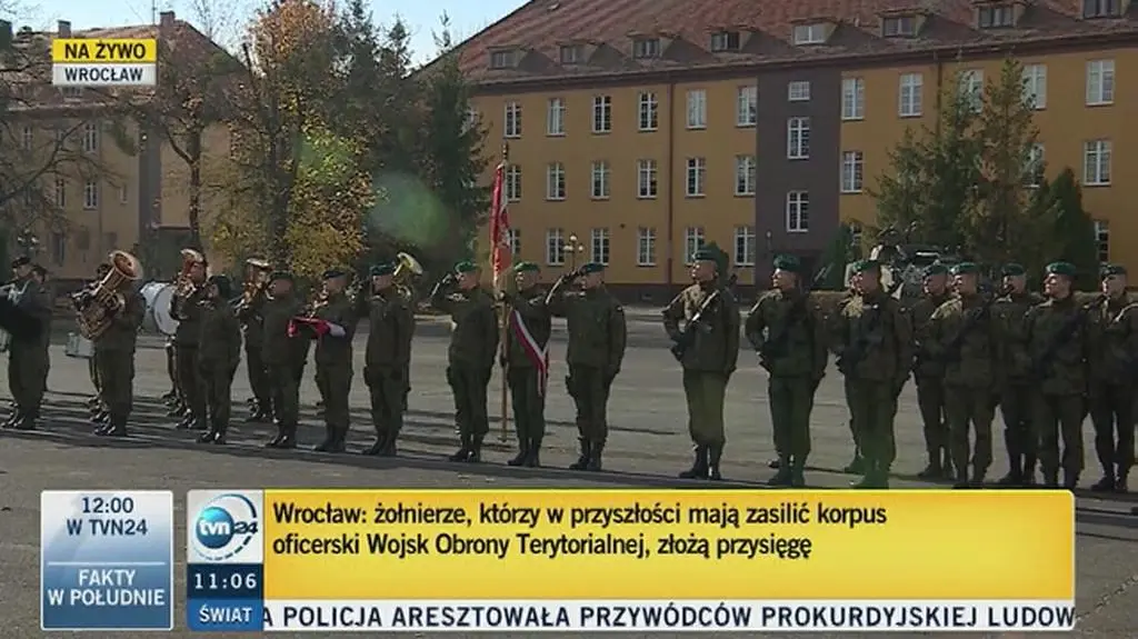 Żołnierze, którzy zasilą korpus oficerski WOT, złożą przysięgę 