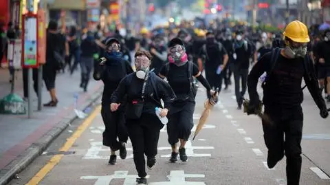 Protesty w Hongkongu