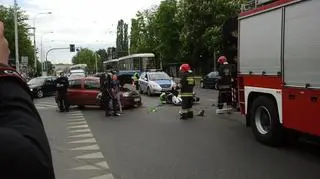 Po wypadku tramwaje kursują objazdami