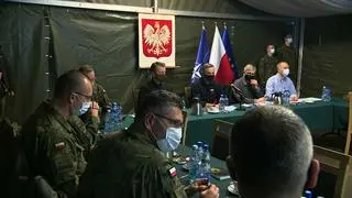 Andrzej Duda rozmawiał z wojskowymi
