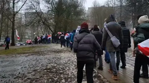 Białorusini organizują protesty powyborcze także w Nowym Roku 