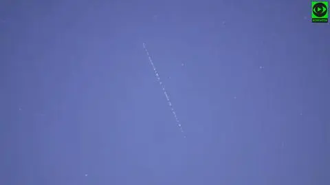 "Kosmiczny pociąg" przeleciał nad Polską. To satelity Starlink