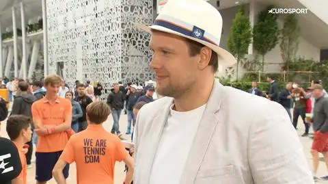 Reprezentant Polski kibicował Świątek. Autografu nie zdobył