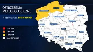 Prognoza zagrożeń IMGW na czwartek