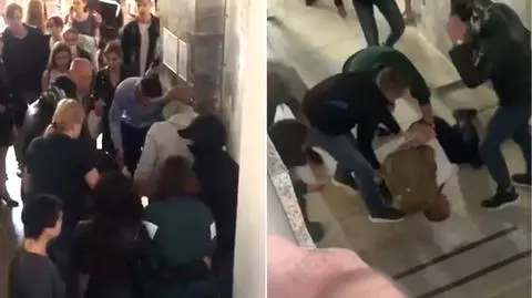 Zatrzymania na uniwersytecie lingwistycznym w Mińsku 