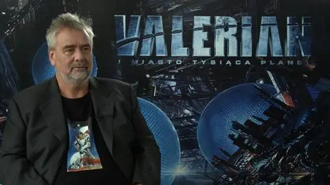 Luc Besson w rozmowie z tvn24