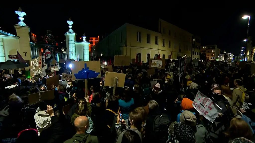 Protest w Warszawie