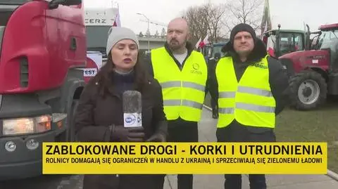 Protest rolników w Szczecinie 