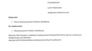 Pismo Lecha Kołakowskiego, sekretarza stanu w resorcie rolnictwa, do Zbigniewa Raua w sprawie pozyskiwania pracowników z Azji i Afryki