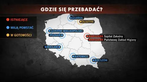 Próbki do badania na obecność koronawirusa trafiają do Warszawy. Będą dodatkowe laboratoria 