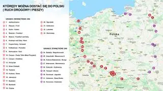 Którędy można dostać się do Polski
