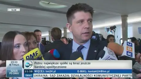 Petru: kara dla posła Szczerby nieadekwatna może przestraszyć innych posłów