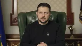 Prezydent Ukrainy Wołodymyr Zełenski