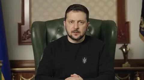 Prezydent Ukrainy Wołodymyr Zełenski