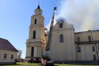 Pożar w kościele Matki Bożej w Budsławiu