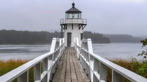 Latarnia Doubling Point Lighthouse w stanie Maine
