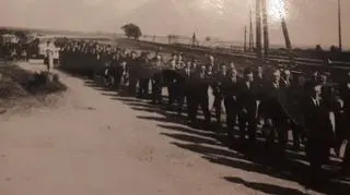 The funeral of the victims