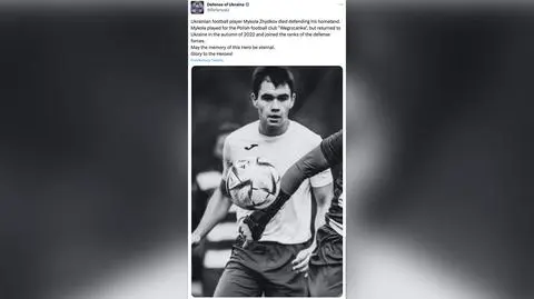 Український футболіст "загинув, захищаючи Батьківщину" 