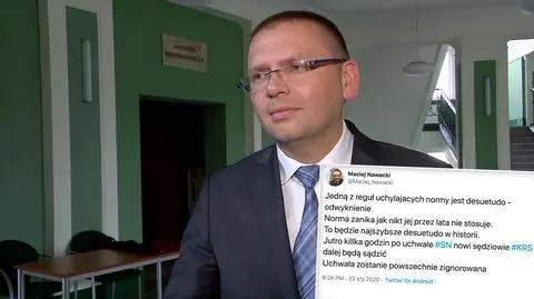 Sędzia Nawacki: uchwała Sądu Najwyższego zostanie powszechnie zignorowana