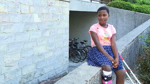 Seraphine dotarła do Polski tuż przed zamknięciem granic. Lekarze z Otwocka uratowali 10-latce nogę