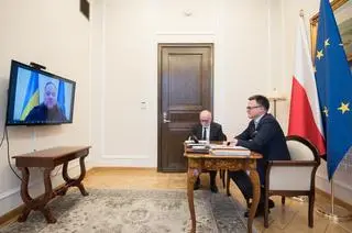 Marszałek Sejmu rozmawiał z Przewodniczącym Rady Najwyższej Ukrainy