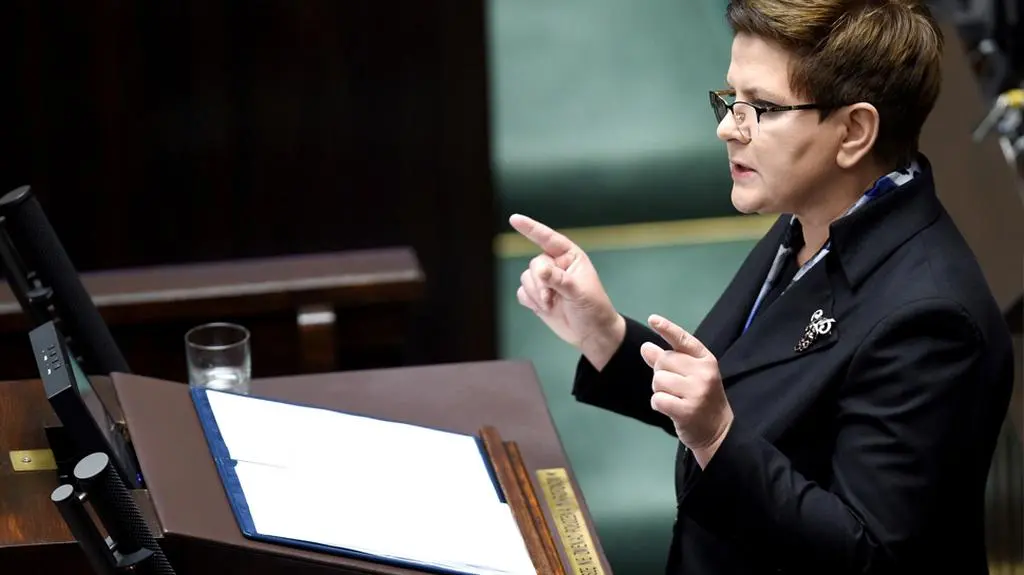 Całe expose premier Beaty Szydło