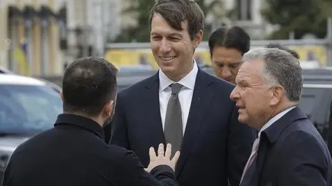 Jared Kushner, Steve Witkoff, Wołodymyr Zełenski 