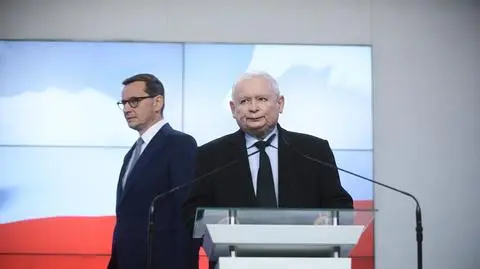 Jarosław Kaczyński i Mateusz Morawiecki