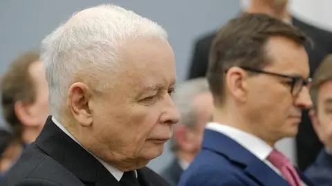 Jarosław Kaczyński i Mateusz Morawiecki