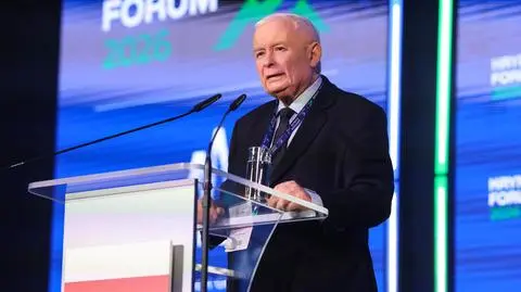 Jarosław Kaczyński na Forum w Krynicy