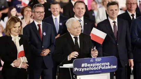 Jarosław Kaczyński w Kielcach