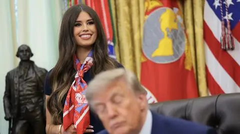 Jayme Franklin i prezydent Donald Trump