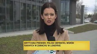 Polak ranny w Londynie. TVN24: jego życiu nic nie zagraża