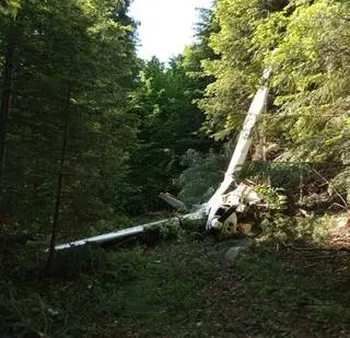 Wypadek awionetki