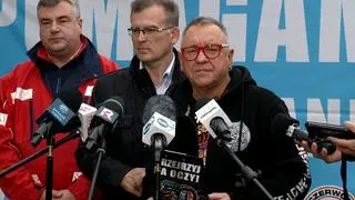 Konferencja prasowa w Michałowie