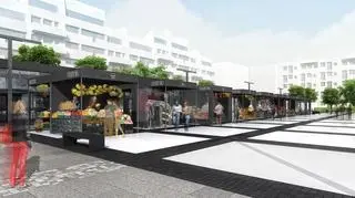 Plac Nowy Targ - targowisko