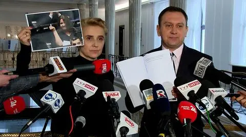 Trela: gest posłanki Lichockiej jest symbolem pięciu lat rządów PiS