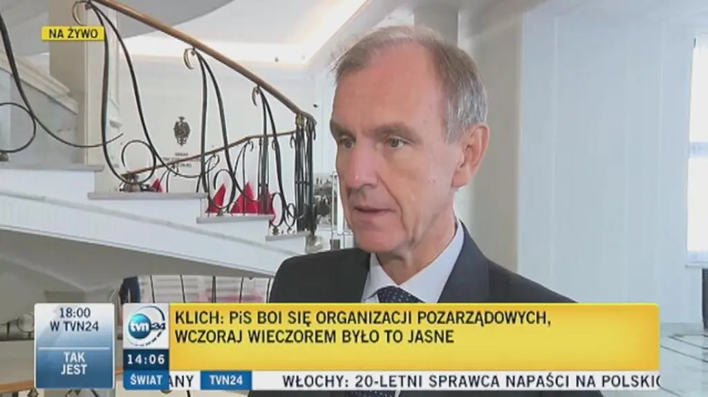 Klich: nóż w plecy wbity społeczeństwu obywatelskiemu w Polsce