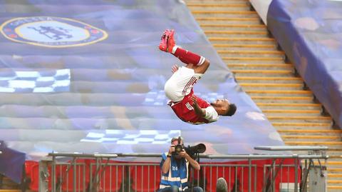 Dublet Aubameyanga w finale Pucharu Anglii. Arsenal ma co świętować