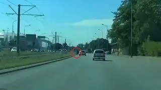 Do zdarzenia doszło na al. Włókniarzy w Łodzi 