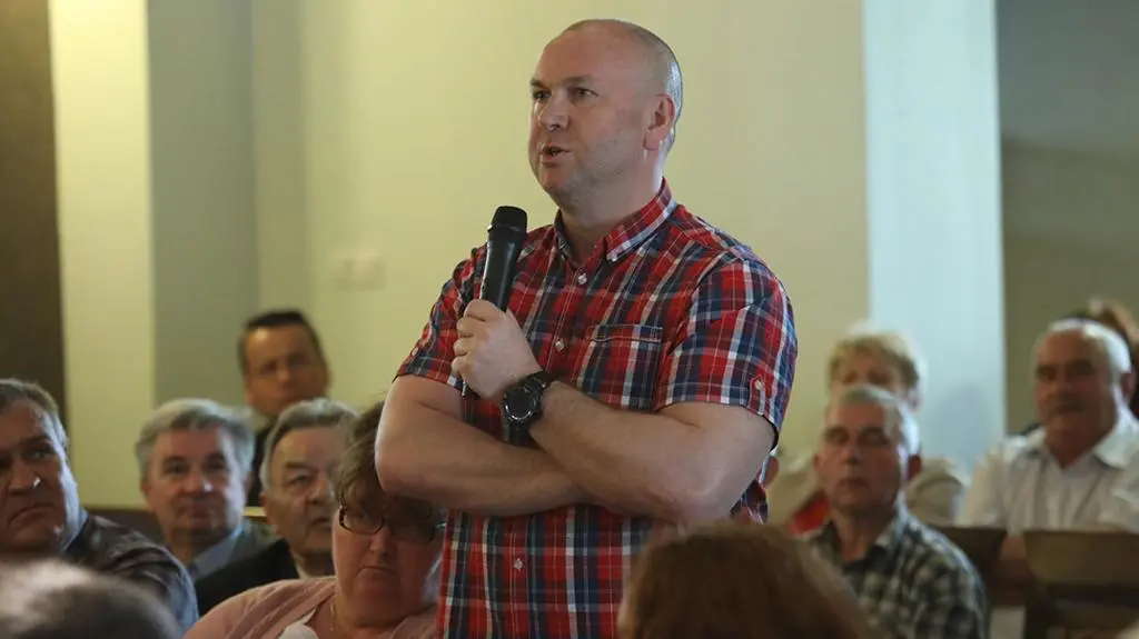 Wojtunik na spotkaniu z wyborcami zapytał Kamińskiego o nagrodę