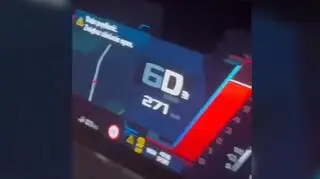 Jechali z prędkością 270 kilometrów na godzinę
