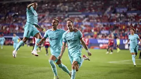 Lewandowski bohaterem. Barcelona wyszarpała zwycięstwo